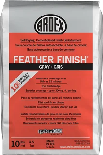 Ardex Feather Finish Self-Drying Cement - Best self leveling concrete