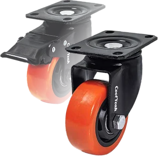 CoolYeah Casters Review - 3 inch Swivel Plate PVC Caster Wheels