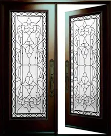 BGW Double Mahogany, Wood-Glass Door - Best Exterior Doors Review
