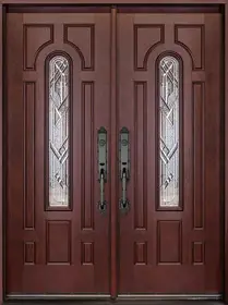 BGW Prehung Double Fiberglass Stained Door - Best Exterior Doors Review