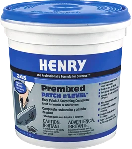 Henry 12064 Gallon Pre-Mixed Floor Patch - Best self leveling concrete