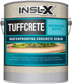 INSL-X Acrylic Concrete Stain Paint - Best paint for fiber cement siding