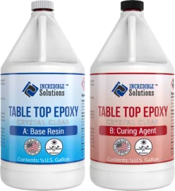 Incredible Solutions Table Top & Bar Top Epoxy Resin, Ultra Clear UV Resistant Finish Self Leveling Review - Buyer’s Guide