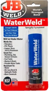 J-B Weld WaterWeld Epoxy Putty Stick - What Is The Best Pipe Sealant Review