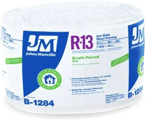 JOHNS MANVILLE INTL 90013166 Series R13 15”x32” Kraft Roll Review - Best Insulation for 2x4 Walls