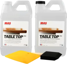 MAS Crystal Clear Epoxy Resin & Hardener Pro Kit for Wood Tabletop, Bar Top Review - Buyer’s Guide