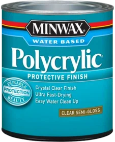 Minwax Polycrylic Protective Finish Water Based - Best Clear Coat for Knotty Pine Review