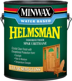 Minwax Water Based Helmsman Spar Urethane Semi-Gloss Review - Best Clear Coat Over Latex Paint