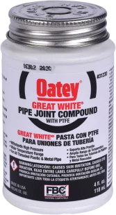 Oatey Pipe Joint Compound with PTFE - What Is The Best Pipe Sealant Review
