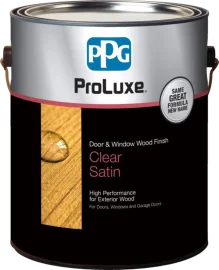 PPG ProLuxe Door & Window Wood Finish Clear Satin Review - Best Finish for Exterior Fiberglass Door