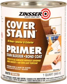 Zinsser 03504 Cover Stain Interior/Exterior Oil Primer Sealer - Best Primer for Pressure Treated Wood Review